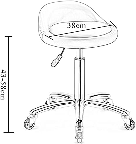 Stolica za kotrljanje Podesiva visina toaletna stolica podesiva visina Hidraulična sa točkovima Rolling Salon stolica Hidraulična