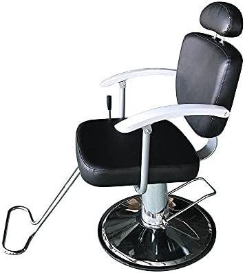HJHL oprema za uljepšavanje kose Barber stolica profesionalni prijenosni hidraulični Lift Man Barber stolica Crna