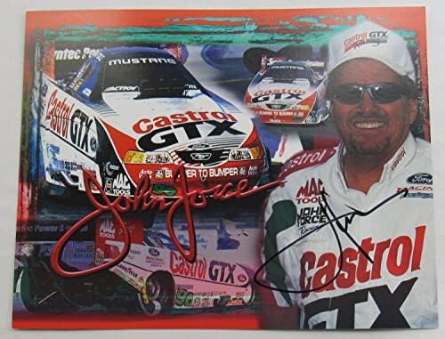 John Force potpisao je auto Autogram 8.5x11 fotografija XVIII - AUTOGREME Extreme Sports Photos