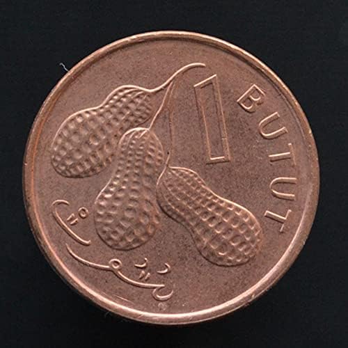 Gambija Coins 1 Pittery 1998 izdanje KM54 biljka 17,6 mm