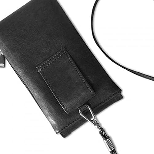 Tradicionalna sjena Play Play Man Walk Telefon novčanik torbica Viseća mobilna torbica Crni džep