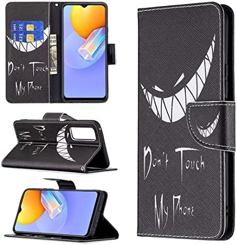 SATURCASE Case za Vivo Y51 2020 / Y51A, predivan uzorak PU kože Flip Magnet Wallet Stand Slotovi za kartice zaštitni poklopac za Vivo