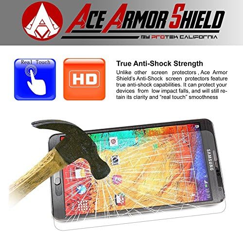 Ace oklopni štit otporan na lomljenje štit za zaštitu ekrana za Asmart center® novi S28 pametni sat od 1,54 inča / vojni razred /