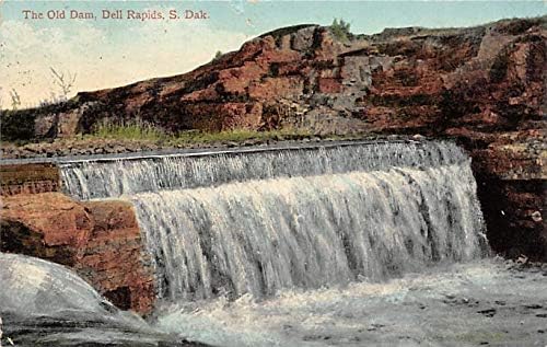 Stara brana Dell Rapids, Južna Dakota SD razglednice