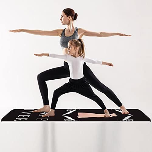 Siebzeh godišnjica Premium Thick Yoga Mat Eco Friendly Rubber Health & amp; fitnes non Slip Mat za sve vrste vježbe joge i pilatesa