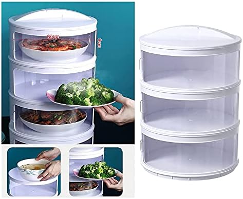 ZCX kante za organizatore frižidera kuhinjska kutija za odlaganje hrane višeslojna kutija za odlaganje ostataka poklopac za kante za frižider za hleb od mesa