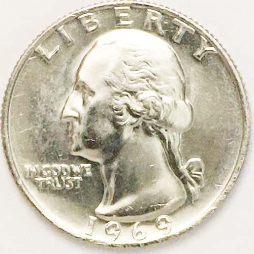 1969. P, D BU Washington Quarters Izbor Neprirkulirani američki set kovanica