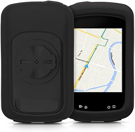 kwmobile futrola kompatibilna sa Magene C406-futrolom meki silikonski GPS zaštitni poklopac za bicikle-Crna