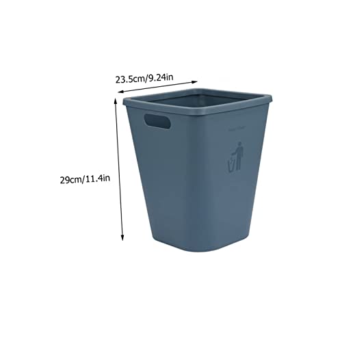 LAMPPE 1 kom otvorena kanta za smeće Kancelarijska kanta za smeće Kancelarijska korpa za otpad stolna kanta za smeće smeće jednostavna kanta za smeće kupatilo kanta za smeće Plastična plava posuda za reciklažu smeća berba (Boja :Plava