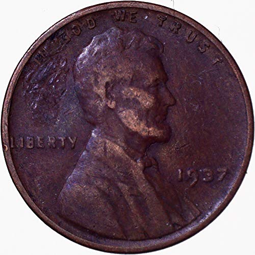 1937 Lincoln pšenica cent 1c sajam