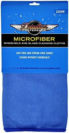 Detaljne preferiranje vetrobranskog stakla i ručnik za čišćenje stakla, 12 x 16in plava