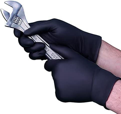 Vguard A19a31 nitrilne rukavice - 7mil crne rukavice za jednokratnu upotrebu