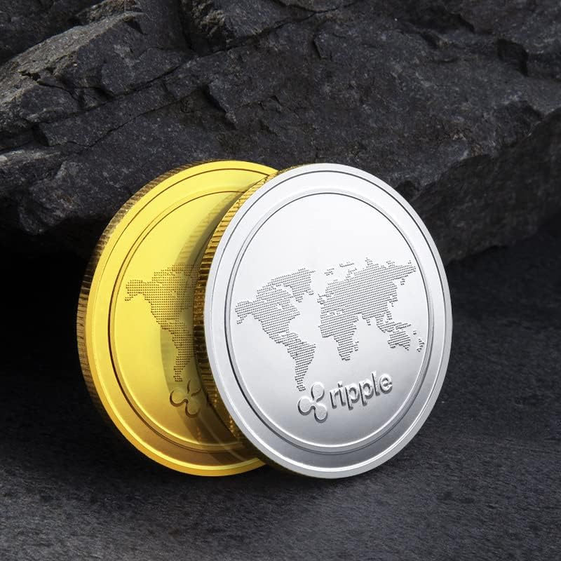 Ripple Coin COIN kolekcionarski kolektori Coin XRP novčić sa CASE COMEMORATIVNI COIN COIN COIN ZLATNI KOINSKI COONICE 1