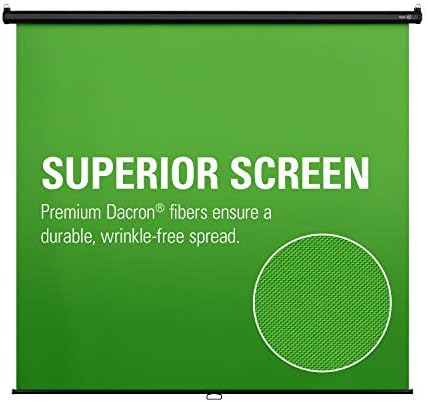 Elgato zeleni ekran MT - pozadinsko povučeno navlakano povučene kroma sa tkaninom otpornom na bora za uklanjanje pozadine za streaming,