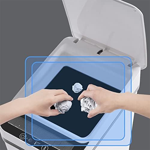 Zyswp Smart indukcijsko automatski okretni smeće može kućni toalet uski jaz u obliku prstena za pod pritisak za smeće smeće