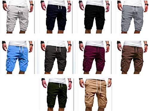 Andongnywell muške elastične pantalone za vežbanje u teretani brze suhe bodibilding pantalone za dizanje tegova trening trčanje džoger