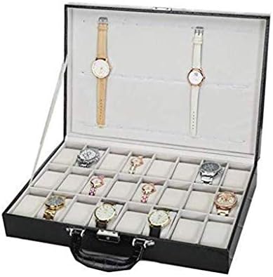 NaNa WYEMG kutija za nakit - 24 prenosiva kutija za odlaganje satova kutija za nakit velikog kapaciteta jednostavna kutija za prikaz nakita