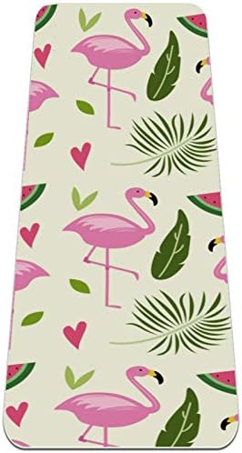 Siebzeh Flamingosummer uzorak lubenica Premium debeli Yoga Mat Eco Friendly Rubber Health & amp; fitnes non Slip Mat za sve vrste