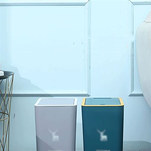 Lucbei smeće može 12l / 15l domaći toalet sa poklopcem tipa tipa za smeće može zadebljavati prsten za zadebljanje košara za papir