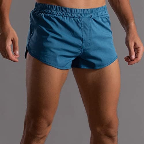 BMISEGM muške bokserske kratke hlače Muške ljetne hlače od solidne boje Elastična traka labava brzo suhi povremeni sportski trčanje gadna svinja