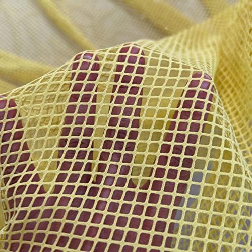 63 x35 rastezljiva poliesterska mrežasta tkanina, velika Dijamantska mreža pora, odlična rastezljivost i fleksibilnost, popularan