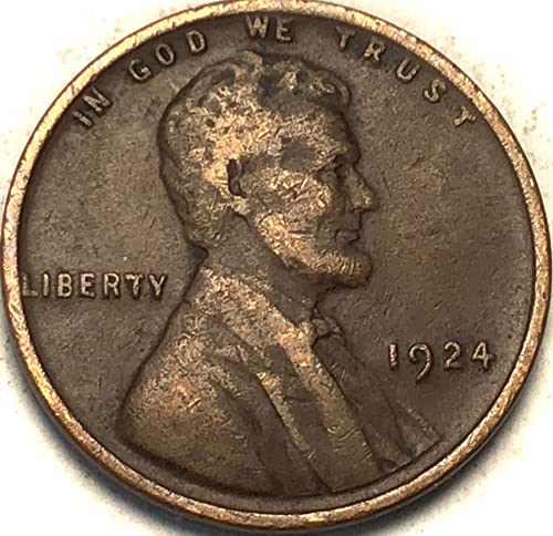 1924. P Lincoln pšenični cent Penny Prodavac vrlo dobro