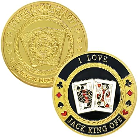 Volim JK Poker Lucky Coins Ace Winner Rewards Gange Pressers Chips Mali poklon Texas