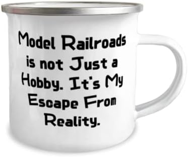 Epic model željeznice 12oz kamper šolja, Model pruge nije., Pokloni za muškarce žene, poklon od prijatelja, za makete Željeznica,
