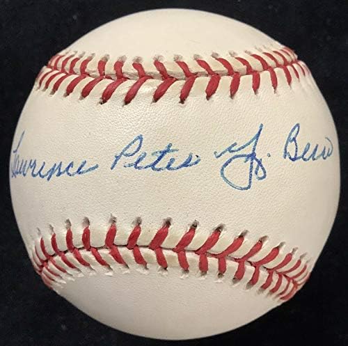 Lawrence Peter Yogi Berra potpisan bejzbol budig puno ime Autogram Hof ​​PSA / DNK - autogramirani bejzbol