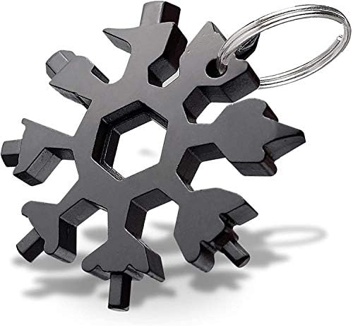 18 u 1 Snowflake višenamenski alat za muškarce, mali odvijač od nerđajućeg čelika sve u jednom kao otvarač za flaše, odvijač, ključ,