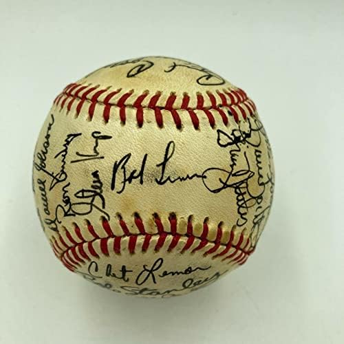 1979 All Star Game Team potpisao bejzbol Carl Yastrzemski George Brett JSA COA - AUTOGREMENA BASEBALLS