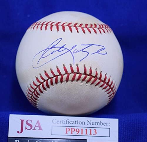 Carl Yastrzemski jsa Coa Autograph American League Oal potpisan bejzbol 1