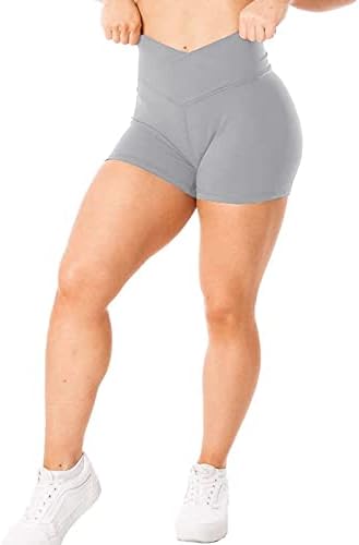Ženske kratke kratke hlače za vikerike Cross Struk Work Yoga Hlače Tržne gamaše sa / bez džepa Ženske vježbe Hlače Scrich plijen hlače