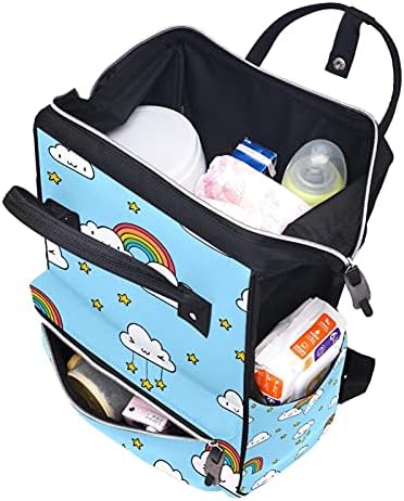 Oblaci zvijezde duge košnice ruksak backpack baby pepple promjena torbe s više funkcija Velika kapaciteta putna torba