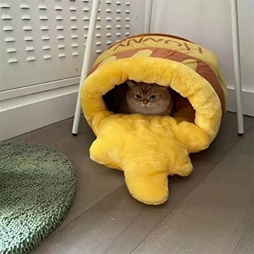 Klasična boja Cat Nest Honeypo u obliku mačke kauč na razvlačenje slatka komforna kuća za kućne ljubimce mačka gnijezdo Meki krevet