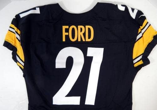 2012 Pittsburgh Steelers Ford 21 Igra izdana Black Jersey 46 DP21350 - Neintred NFL igra rabljeni dresovi