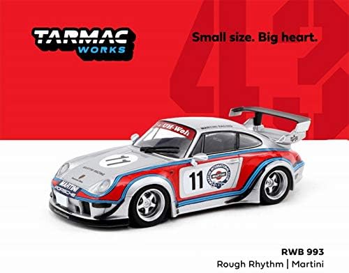 RWB 993 11 Rough Rhythm Martini International Club Kamiwaza Racing prodavaonica RAUH-Welt BEGRIFF 1/43 Diecast Model Car by Tarmac