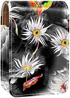 Akvarelna torbica za ruž za usne od divlje životinje od kože sa ogledalom Mini torba za šminkanje svakodnevno popravljanje