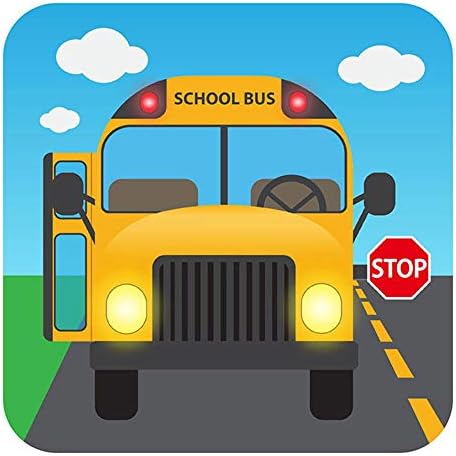 Školski autobus Deluxe party Packs - školski autobus potrepštine, školski autobus rođendan tablice i salvete, mature dekoracije, transport