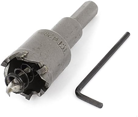 Aexit 26mm testere za rezanje & amp; prečnik dodatne opreme 10mm burgija za uvijanje karbidne rupe testere za testere za rupe alat