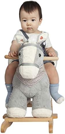 ROCK My BABY Baby Rocking Horse Elephant sa stolicom, plišane punjene životinje za ljuljanje, drveni konj za ljuljanje, Baby Rocker,