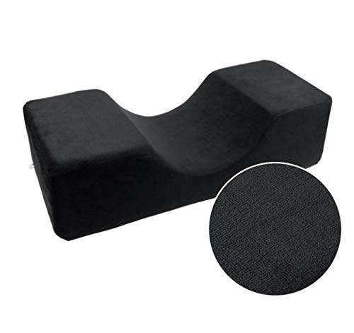 ZHONGJIUYUAN jastuk za ekstenzije trepavica - ergonomska memorijska pjena - baršunasta konturna potpora za vrat jastuka