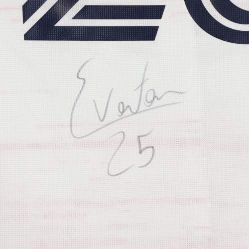Everton Luiz Real Salt Lake Goografied Match-u korišteni 25 Bijeli dres iz sezone 2020 MLS - nogometnih dresova autografa