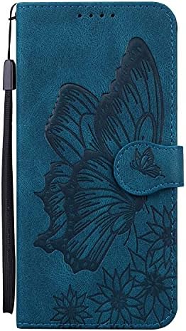 Xyx torbica za novčanik za Oppo Find X2 Neo, reljefni Retro Butterfly PU kožni Folio preklopni poklopac futrole za telefon sa postoljem
