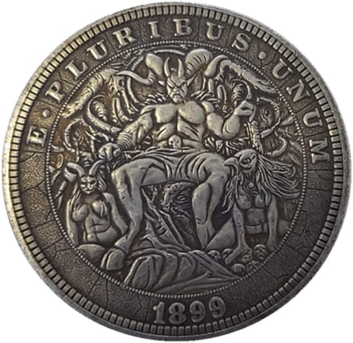Starinski zanati Američki lutajući novčići 1899. bakreni srebrni ubrzani dolar srebrni krug 1005