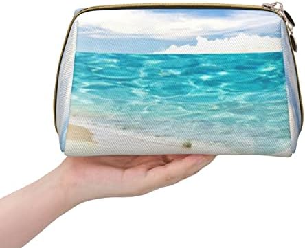 Kozmetička torba od plaže PSVO OCEAN, kozmetička torba za patent zatvarač, prijenosna kozmetička torba za žene i djevojke