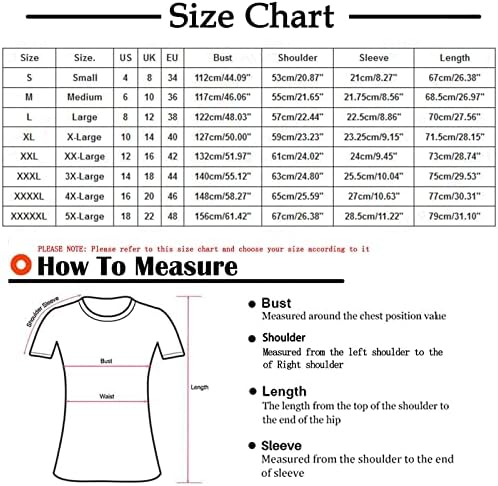 Plus size majice za žene modni štampani vrhovi kratki rukavi V izrez Tees Casual labave bluze bluze grafički Tees