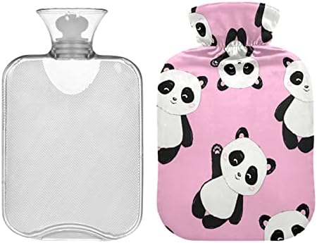 Boce za tople vode s poklopcem slatka crtana panda vruća torba za vodu za ublažavanje bolova, djeca odraslih, stopala i kreveta toplije