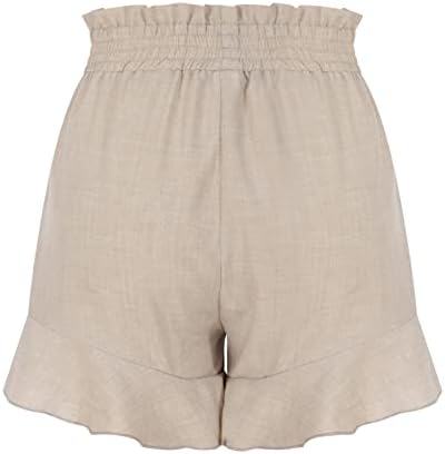 Skorts suknje za žene klizač Mini omotajte suknju Modni joga kratke hlače Flowy Ruffle High Struk kratke hlače za ljeto