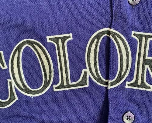 Carlos Gonzalez Colorado Rockies Igra Polovni dres Karijera hitova 1004-1006 potpisana - MLB autogradna igra rabljeni dresovi